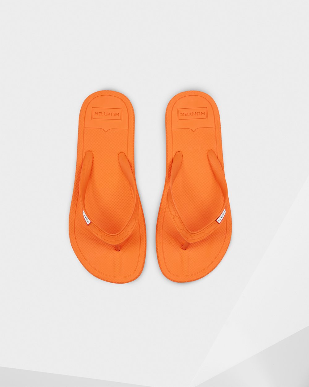 Hunter Original Flip Flops - Shop Online Womens Orange - VNUYOE830